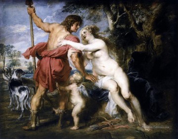 Vénus et Adonis Peter Paul Rubens Nu Peinture à l'huile
